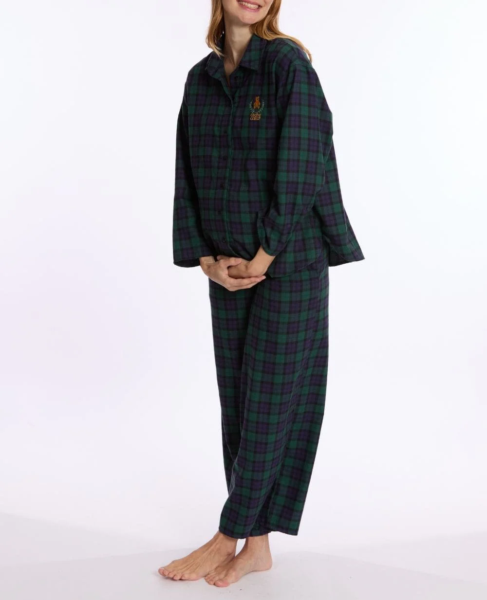 Pyjama de grossesse et d’allaitement Teddy - Vert – Image 4