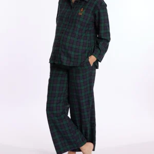 Pyjama de grossesse et d’allaitement Teddy - Vert