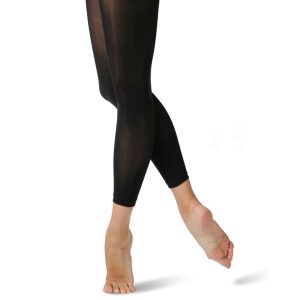 Collants sans pieds danse fille Merlet noir C80 FL BABY