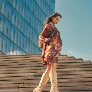 Robe de grossesse et allaitement Elisabeth - Multicolore