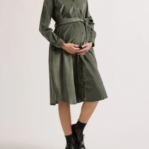 Robe de maternité Jude - Kaki