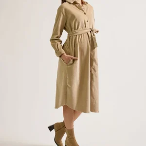 Robe de maternité Jude - Noisette