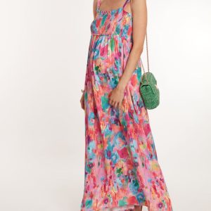 Robe longue de grossesse et d’allaitement Kahlo - Multico