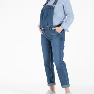 Salopette 2 en 1 ( jean Carrie + haut de salopette amovible ) - Mid Blue Used