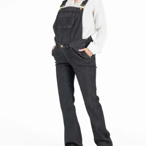 Salopette 2 en 1 ( jean Sabrina + haut de salopette amovible ) - Noir