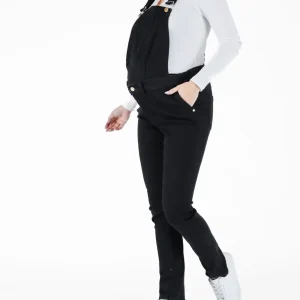 Salopette de grossesse en jean Sharon - Noir