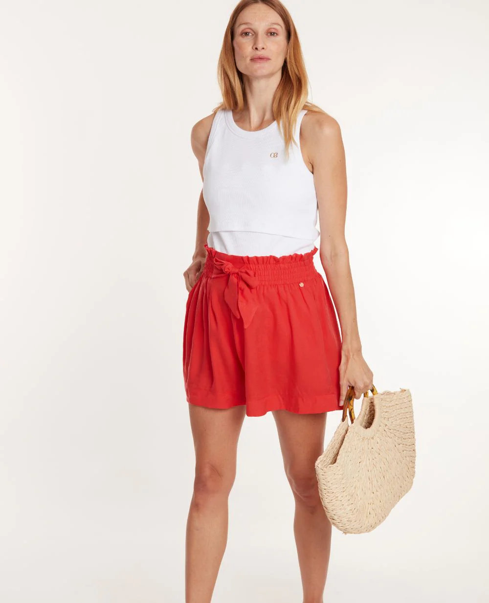 Short de grossesse Nubie - Corail