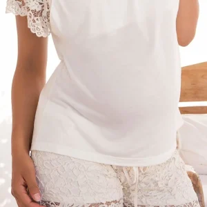 Short de grossesse Sofia - Blanc