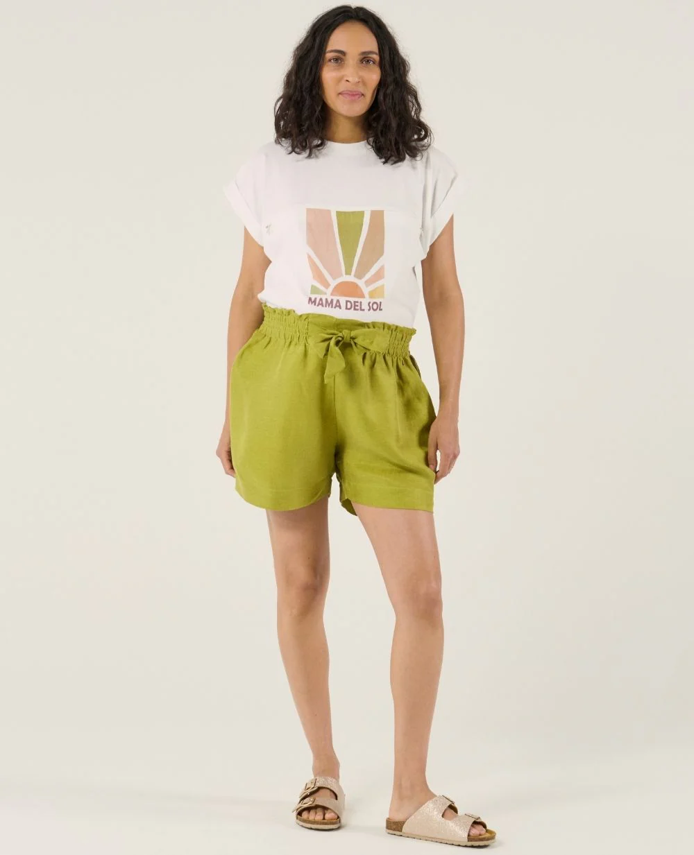 Short de maternité Nubie - Anis – Image 6