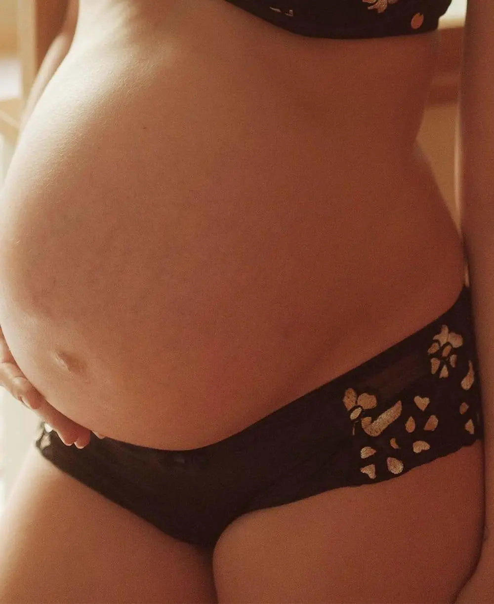Shorty de grossesse Cléo - Noir