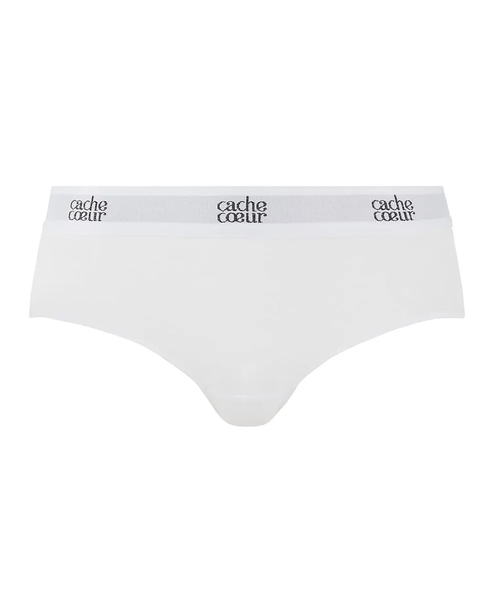 Shorty de grossesse Life - Blanc – Image 3