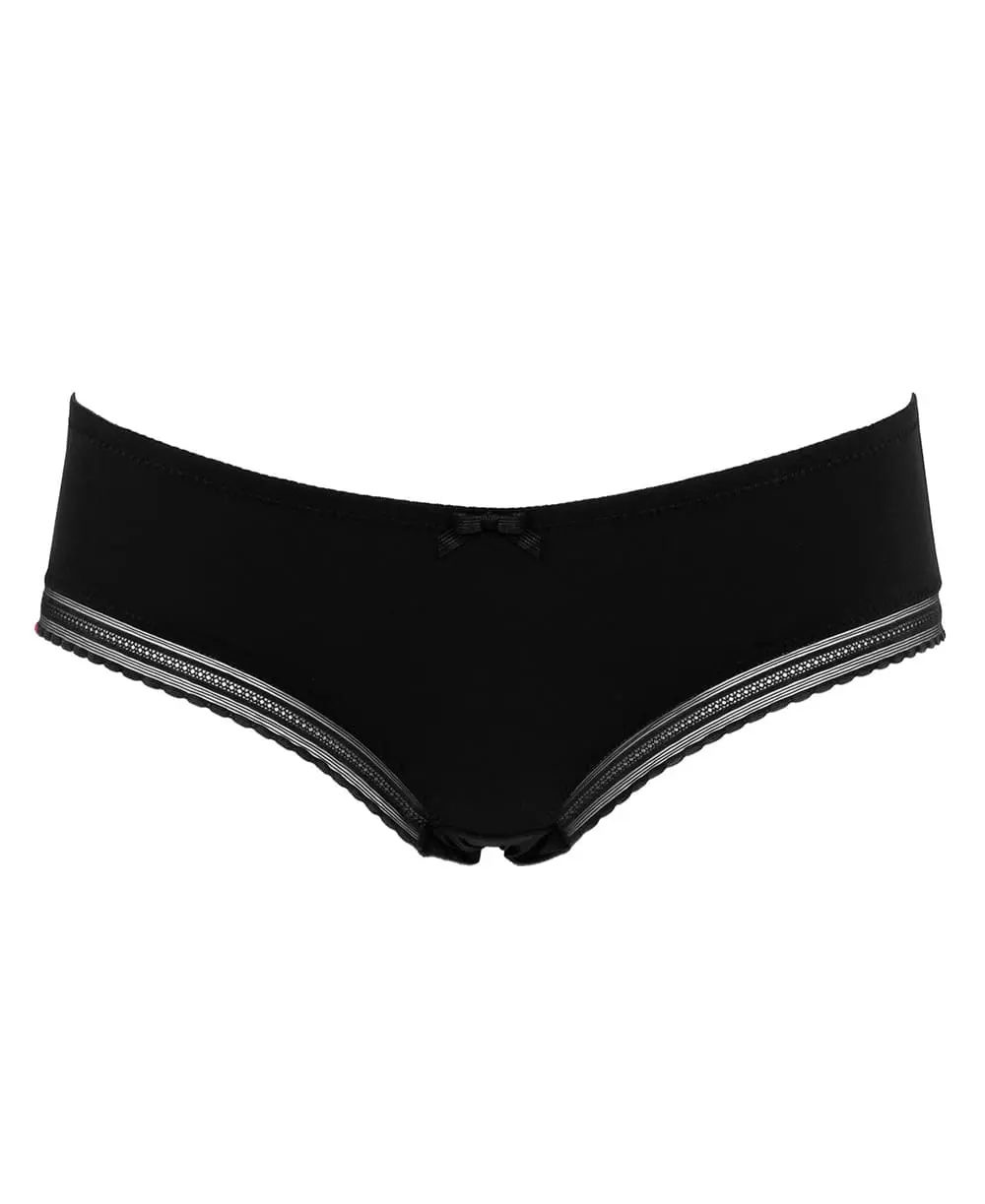 Shorty de grossesse Milk - Noir – Image 3