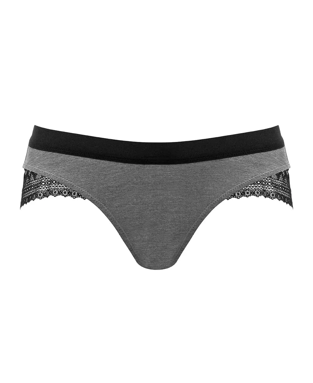 Shorty de grossesse Serena - Gris – Image 2