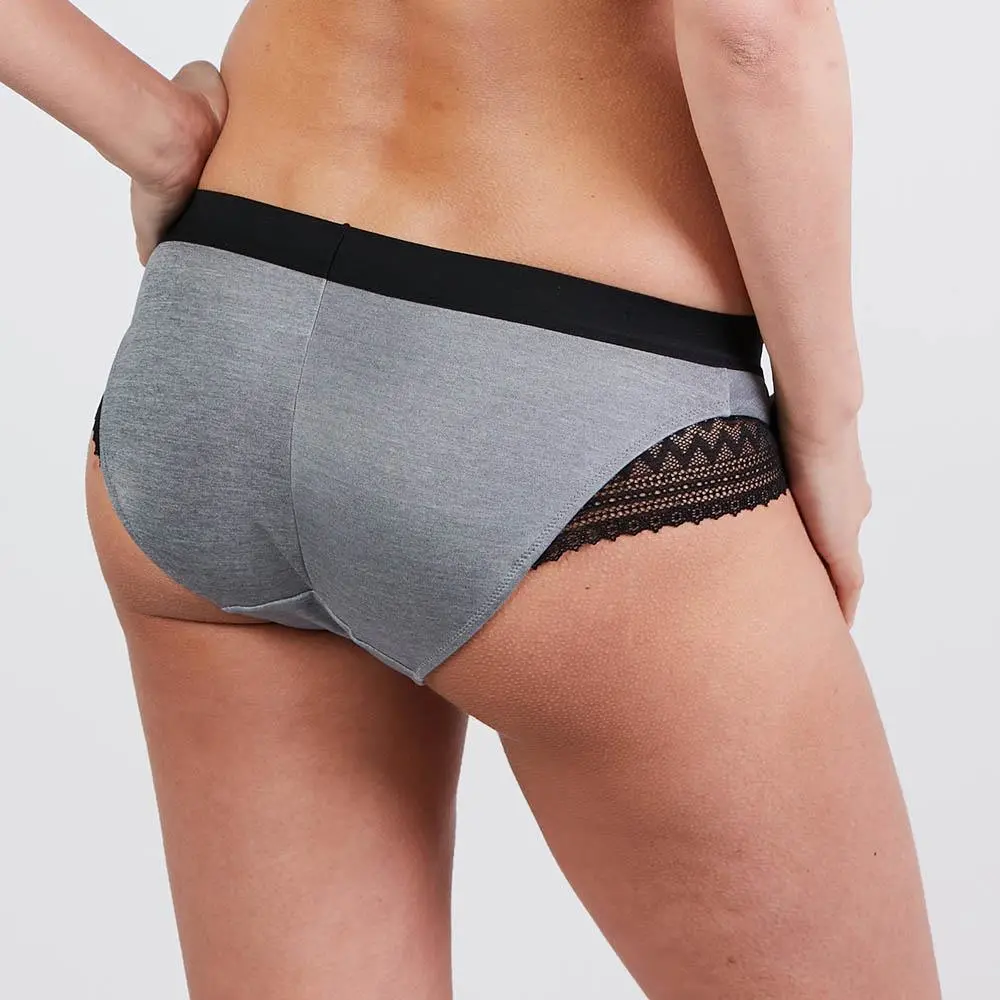 Shorty de grossesse Serena - Gris – Image 4