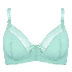 Soutien gorge de grossesse et d'allaitement MOSAIC - Vert D'Eau