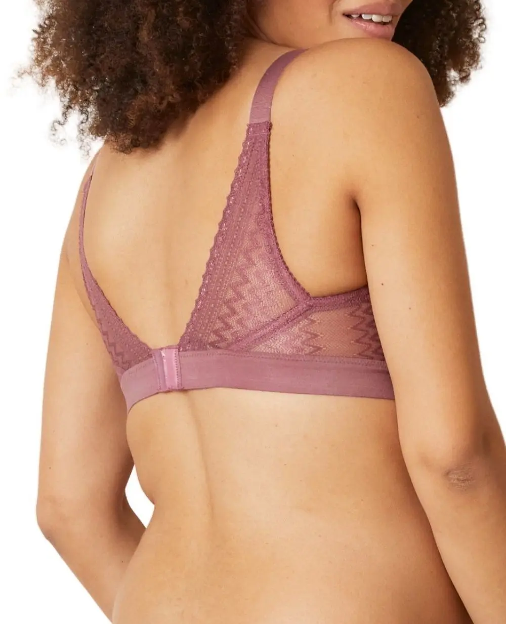 Soutien-gorge de grossesse et d'allaitement Serena - Prune – Image 4