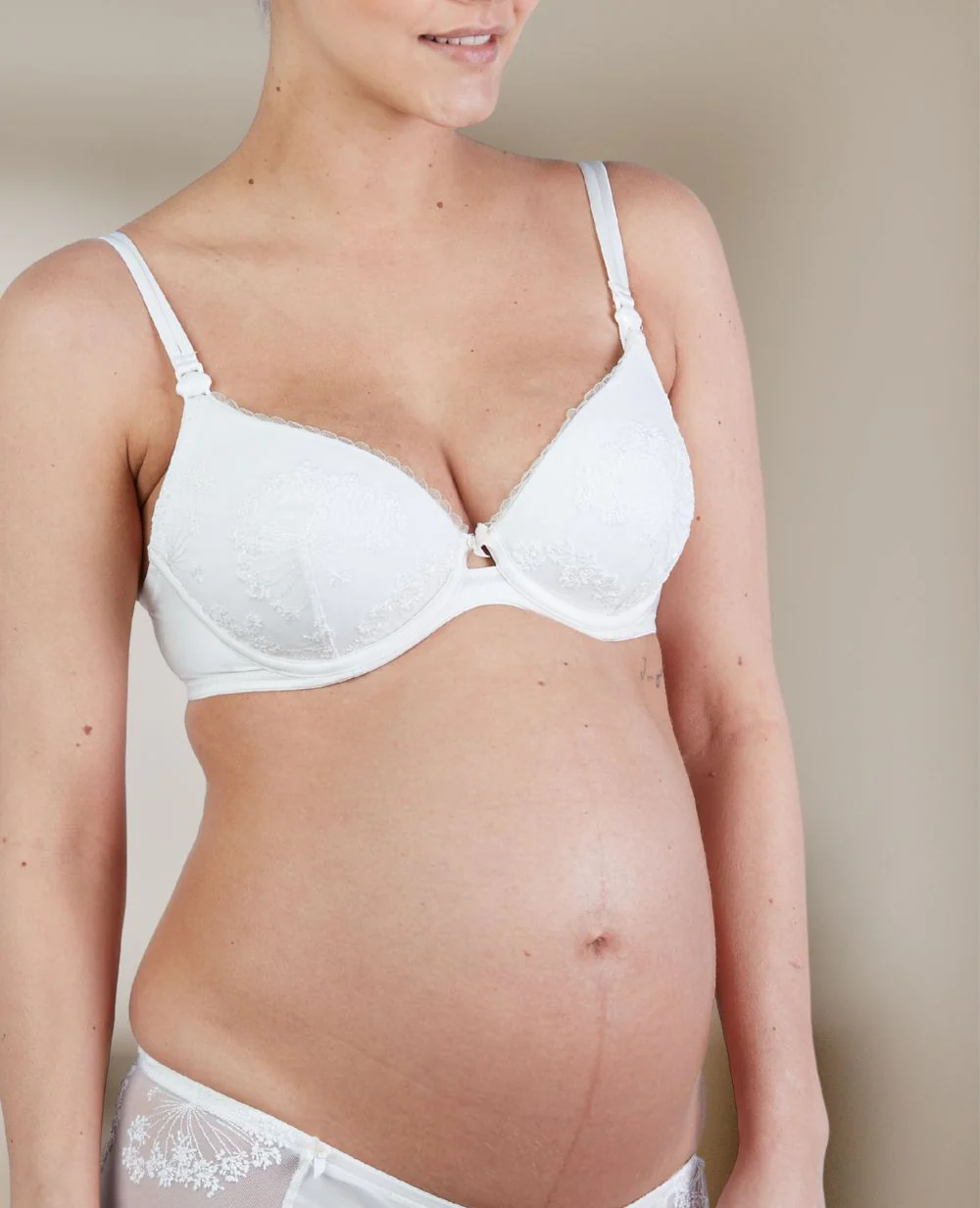 Soutien gorge push-up LOUISE grossesse et allaitement - Ivoire – Image 2