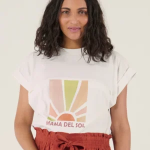 T-Shirt d'allaitement Mama Del Sol - Blanc