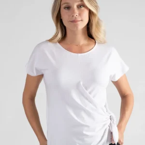 T-shirt de grossesse et d’allaitement Capucin - Blanc