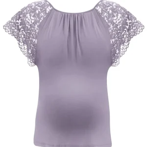 T-shirt de grossesse et d’allaitement Sofia - Brume