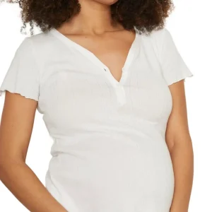 T-Shirt de maternité et d'allaitement Trousseau - Naturel