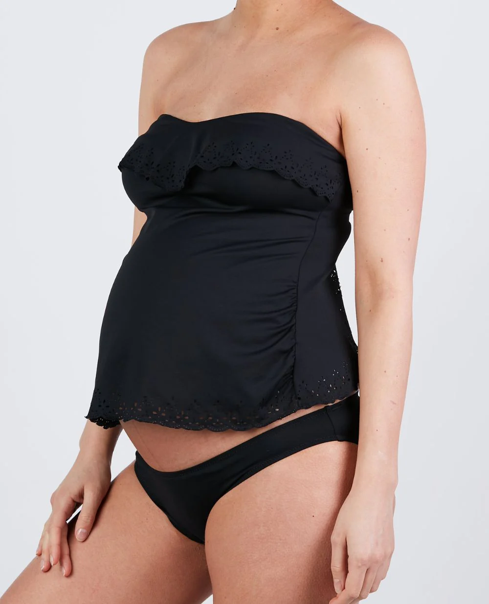 Tankini de grossesse Bloom - Noir – Image 3