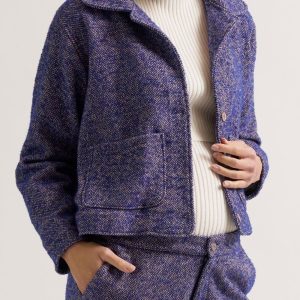 Veste courte de maternité Pippa - Bleu